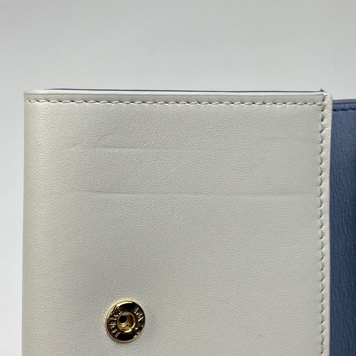 ロエベ　LOEWE　スナフジタ　コラボ　ホワイト　白　ゾウ　三つ折り財布 LOEWE - ロエベ×スナ・フジタ 三つ折り財布の通販 by たけのこ's