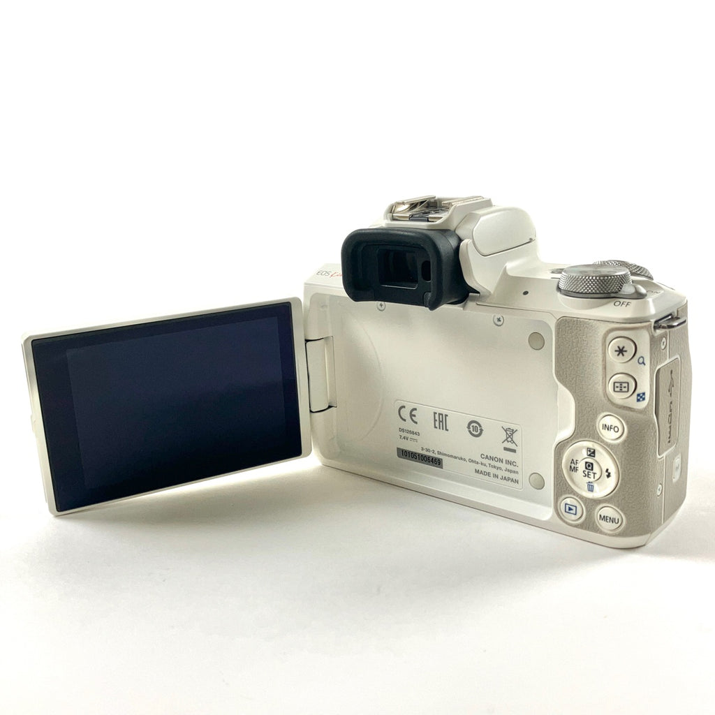 キヤノン Canon EOS Kiss M2 ボディ ホワイト デジタル ミラーレス 一眼カメラ 【中古】cambb
