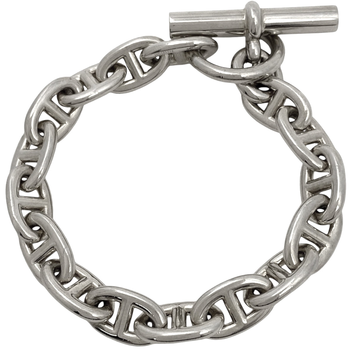 バイセル公式】エルメス シェーヌダンクル MM 16コマ ブレスレット