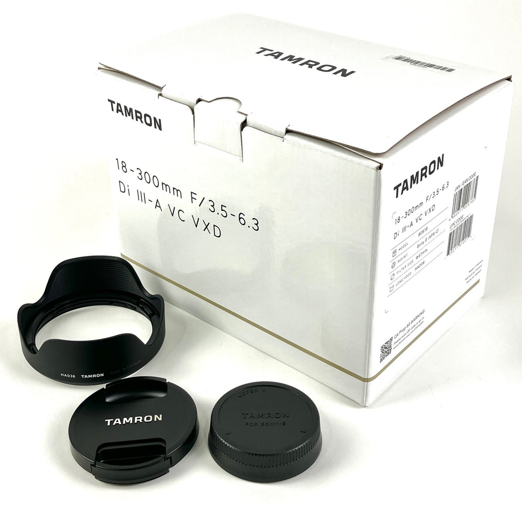 タムロン TAMRON 18-300mm F3.5-6.3 Di III-A VC VXD B061 (ソニーE用) 一眼カメラ用レンズ（オートフォーカス） 【中古】