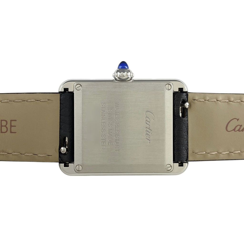 カルティエ タンクマスト SM WSTA0042 腕時計 SS レザー クォーツ シルバー レディース 【中古】wtcbb