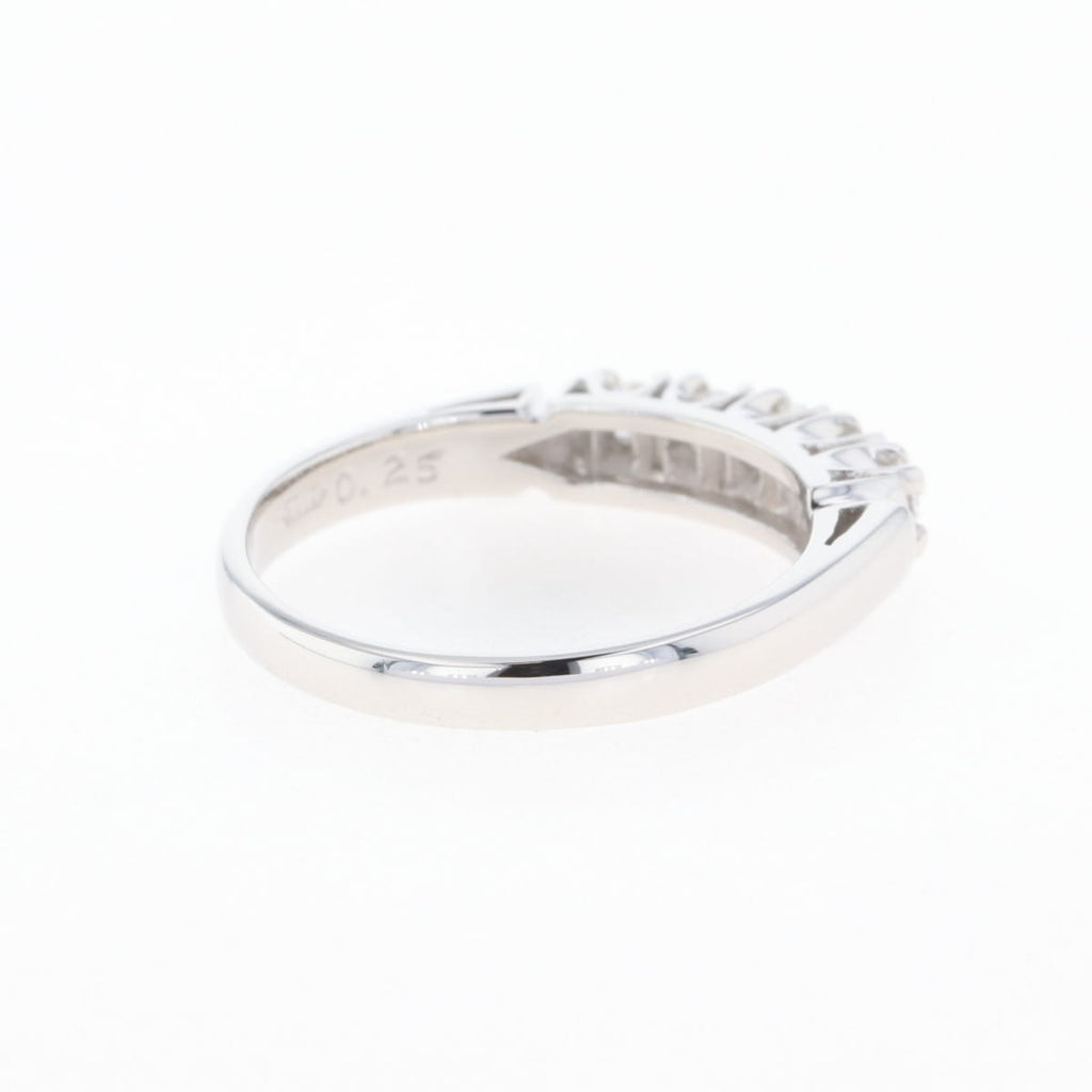 PT900 ダイヤモンド リング プラチナ 12号 0.25CT レディース 中古 nbjwl