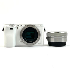 【在庫一掃】 ソニー SONY α6000 パワーズームレンズキット ILCE-6000L W ホワイト デジタル ミラーレス 一眼カメラ 【中古】cambb