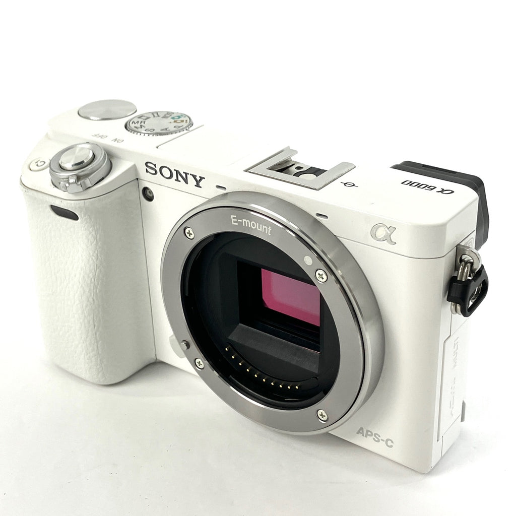 【在庫一掃】 ソニー SONY α6000 パワーズームレンズキット ILCE-6000L W ホワイト デジタル ミラーレス 一眼カメラ 【中古】cambb