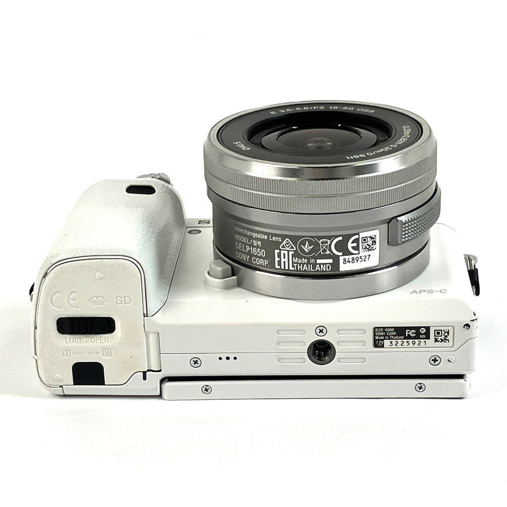 【在庫一掃】 ソニー SONY α6000 パワーズームレンズキット ILCE-6000L W ホワイト デジタル ミラーレス 一眼カメラ 【中古】cambb