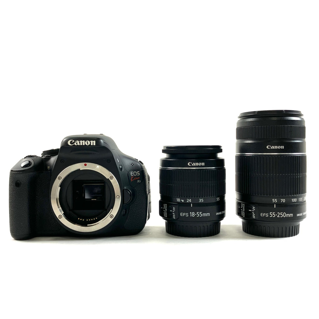 【在庫一掃】 キヤノン Canon EOS Kiss X5 ダブルズームキット デジタル 一眼レフカメラ 【中古】cambb
