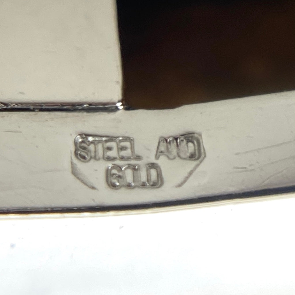 ブルガリ ビーゼロワン バングル YG イエローゴールド ステンレススチール 腕輪 ブレスレット B-ZERO1 ブレスレット 750 SS レディース 【中古】brjwl