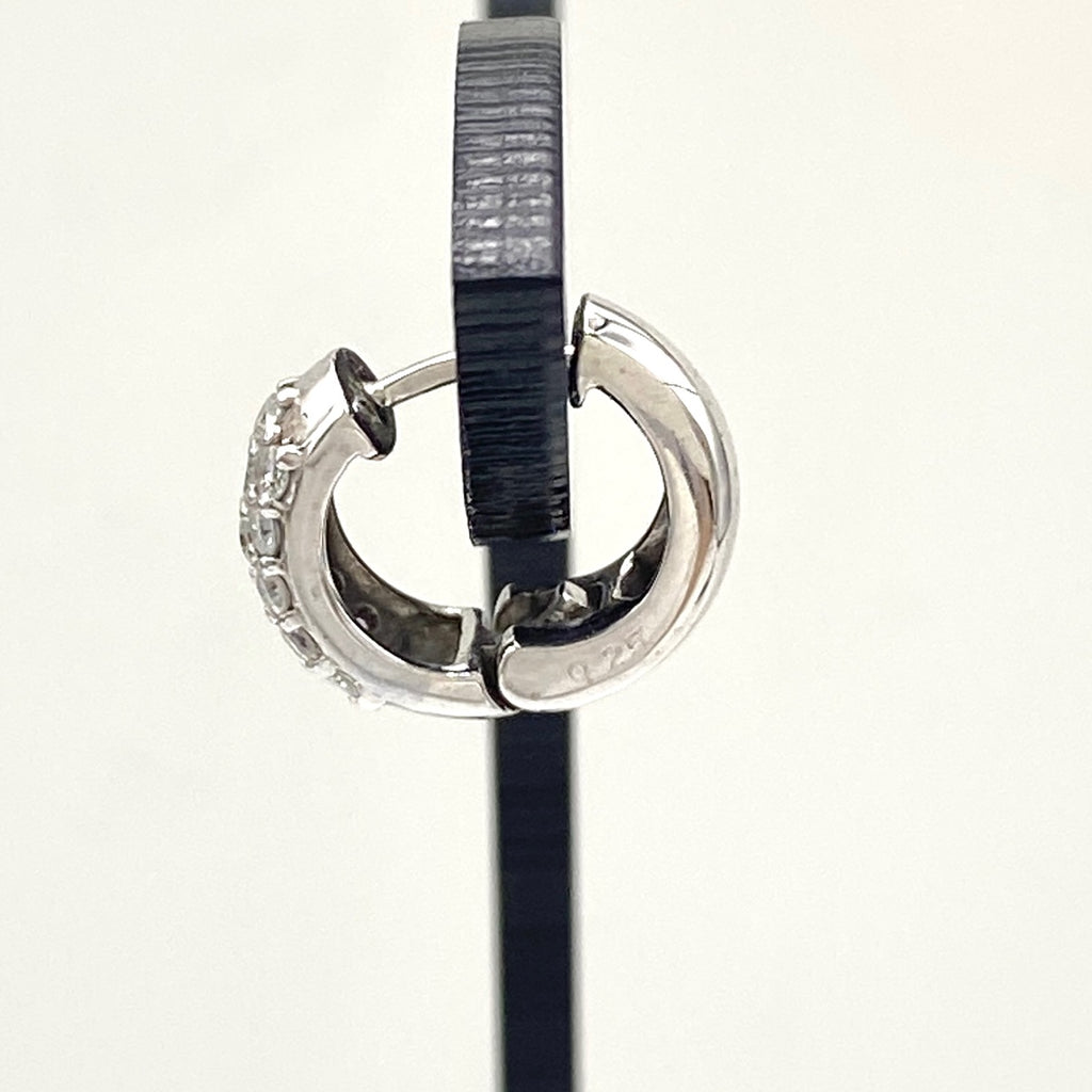 【新品未使用】 K14 WG ホワイト ゴールド ピアス ジュエリー 刻印 K14WG フープピアス 14金ホワイトゴールド |ギフト専門通販