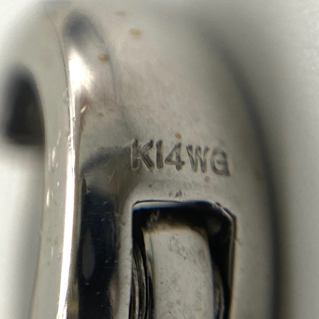 専用 K14WG ダイヤモンド フープピアス K14WG ダイヤモンド ピアス 0.30ct フープ — セルビーオンライン