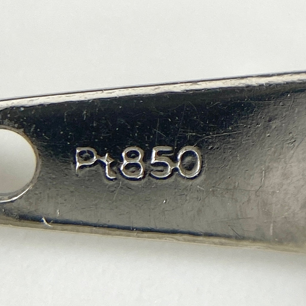 クロスモチーフ デザインネックレス プラチナ ペンダント メレダイヤ 十字架 ネックレス Pt900 Pt850 ダイヤモンド レディース 【中古】nbjwl
