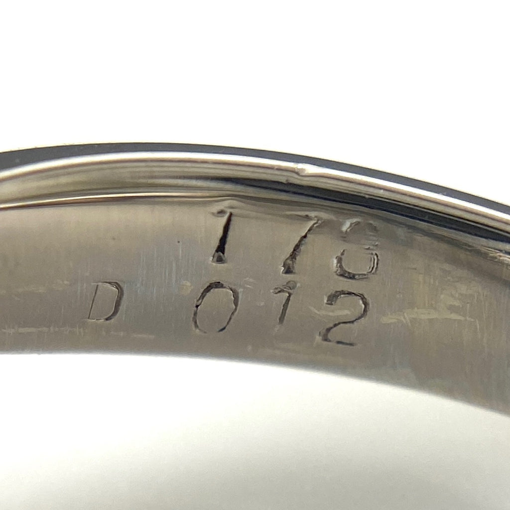 パーティカラードトルマリン デザインリング プラチナ 指輪 メレダイヤ リング 10号 Pt900 ダイヤモンド パーティカラードトルマリン レディース 【中古】nbjwl