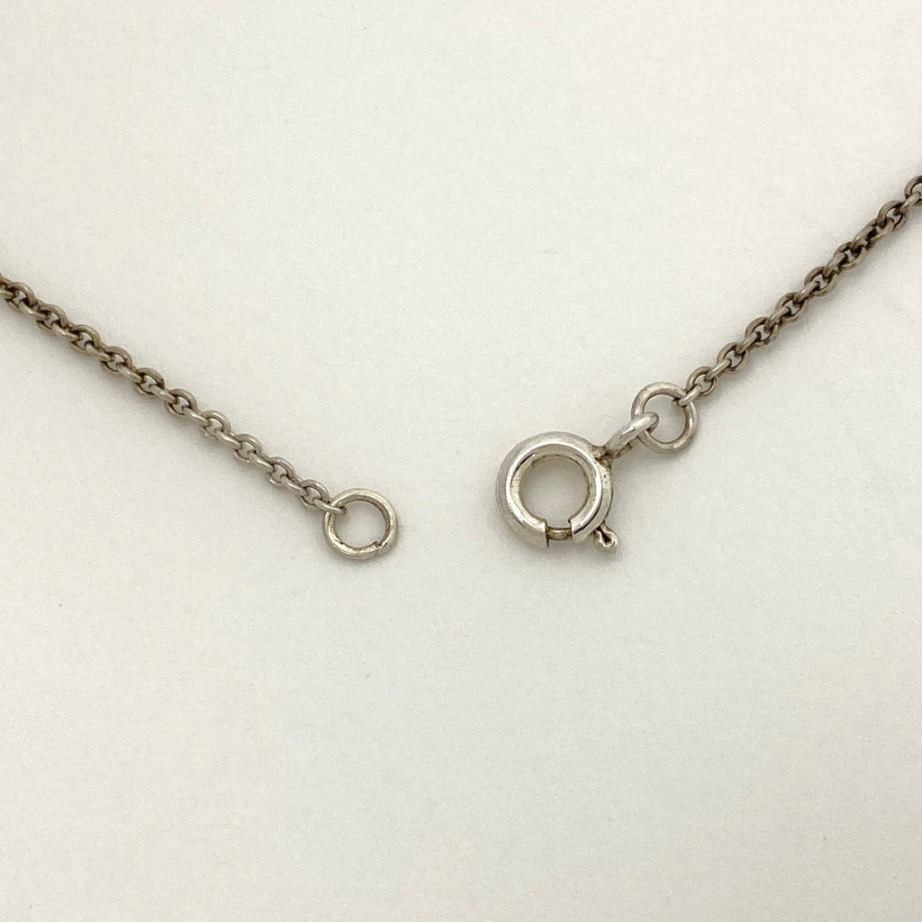 ティファニー オープンハート ネックレス シルバー925 シルバー レディース 【中古】bracc