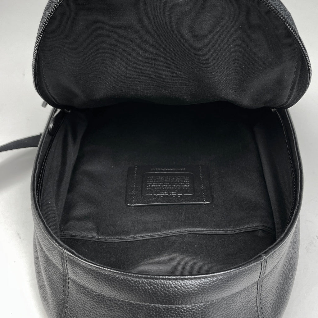 コーチ ロゴ ボディバッグ ショルダーバッグ ボディバッグ レザー ブラック ブルー F49318 メンズ 【中古】brbag