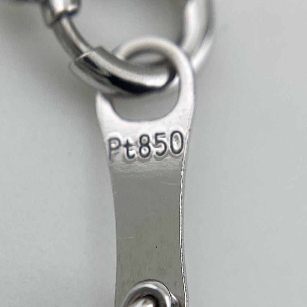 メレダイヤ デザインネックレス プラチナ ペンダント ネックレス Pt900 Pt850 ダイヤモンド レディース 【中古】nbjwl