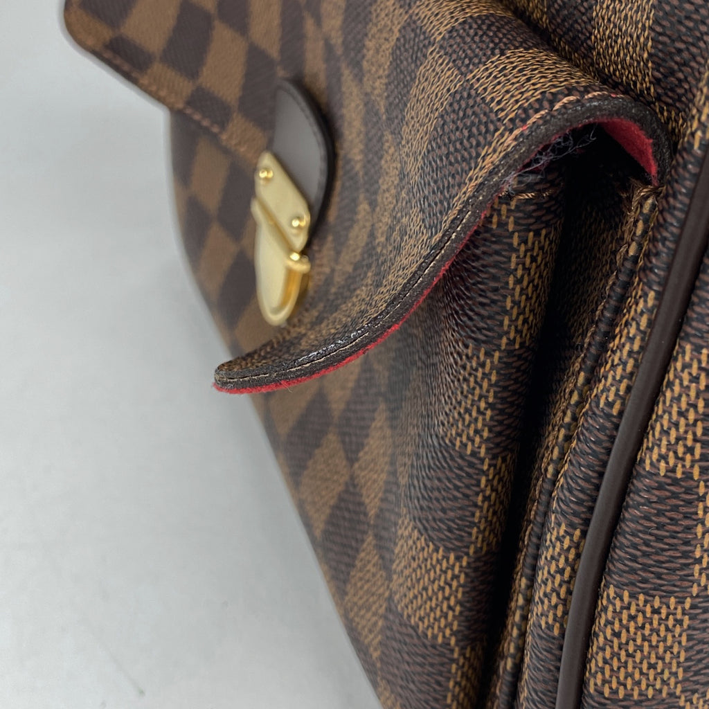 ルイ・ヴィトン ラヴェッロ GM 肩掛け ショルダーバッグ ダミエ ブラウン N60006 レディース 【中古】brbag