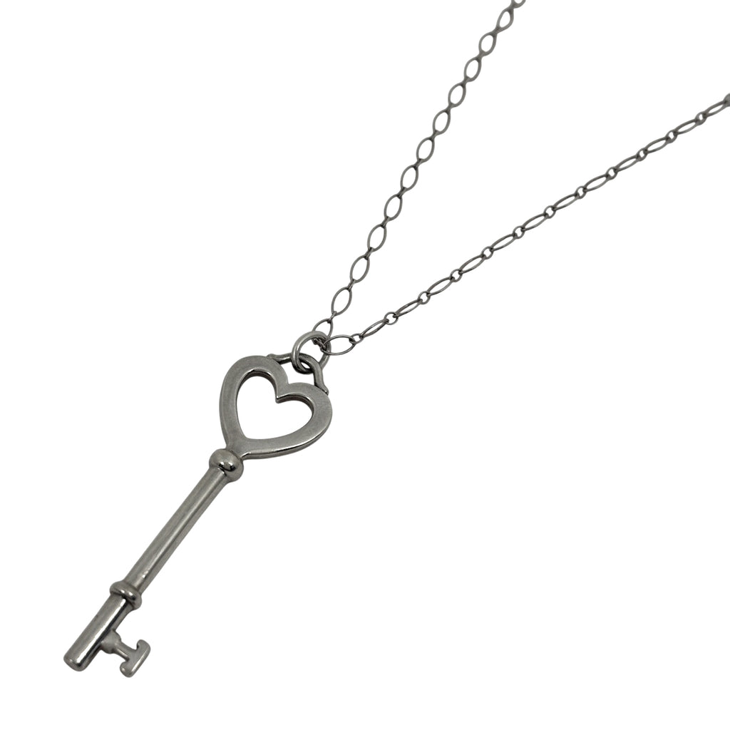 ティファニー ハートキー ネックレス シルバー925 シルバー レディース 中古 bracc