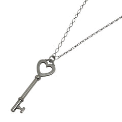 ティファニー ハートキー ネックレス シルバー925 シルバー レディース 中古 bracc