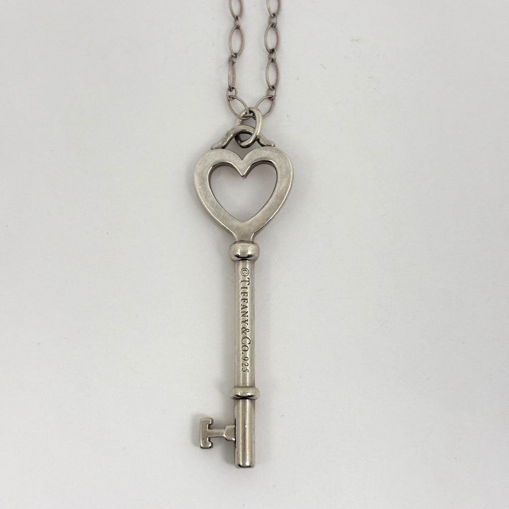 ティファニー ハートキー ネックレス シルバー925 シルバー レディース 中古 bracc