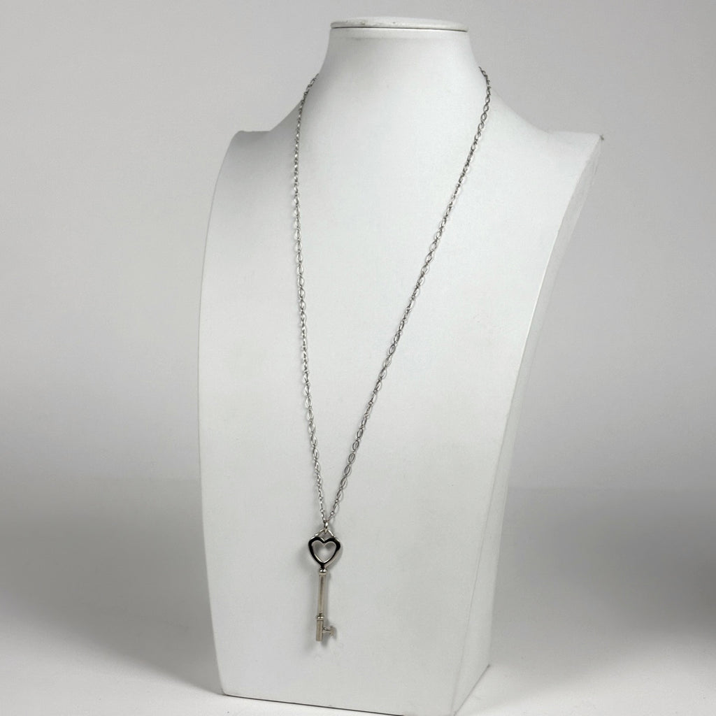ティファニー ハートキー ネックレス シルバー925 シルバー レディース 中古 bracc