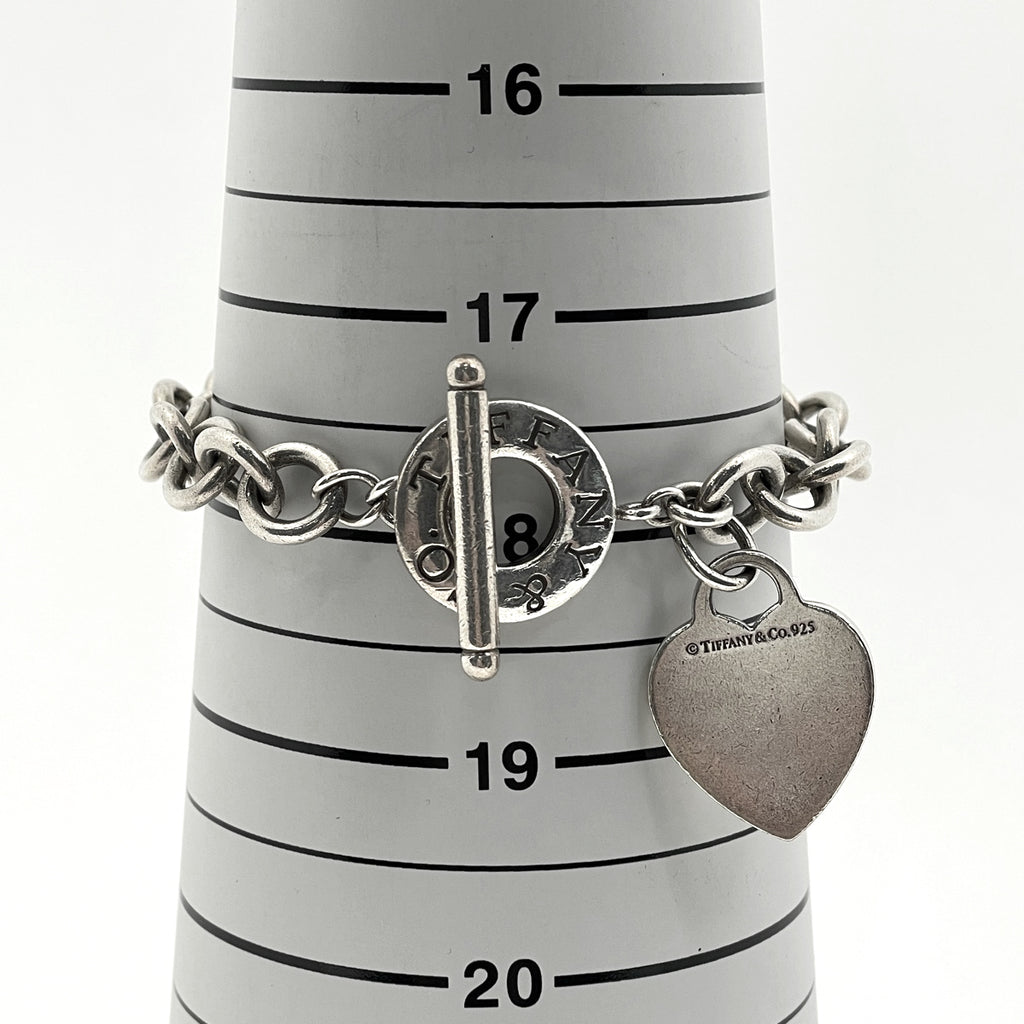 ティファニー ハート タグ ブレスレット 腕輪 ブレスレット シルバー925 シルバー レディース 【中古】bracc
