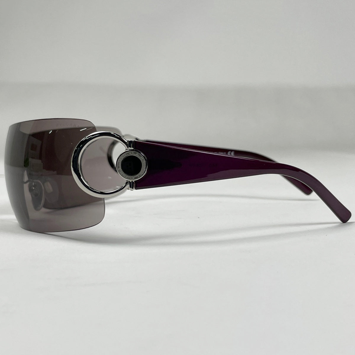 BVLGARI サングラス 紫 ブルガリ BVLGARI リムレス フレームレス グラデーション サングラス