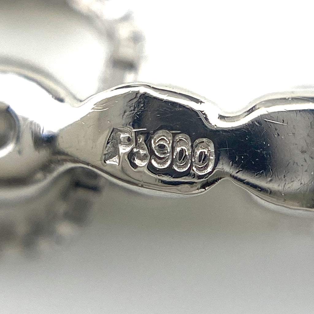 メレダイヤ デザインネックレス プラチナ ペンダント ネックレス Pt900 Pt850 ダイヤモンド レディース 【中古】nbjwl