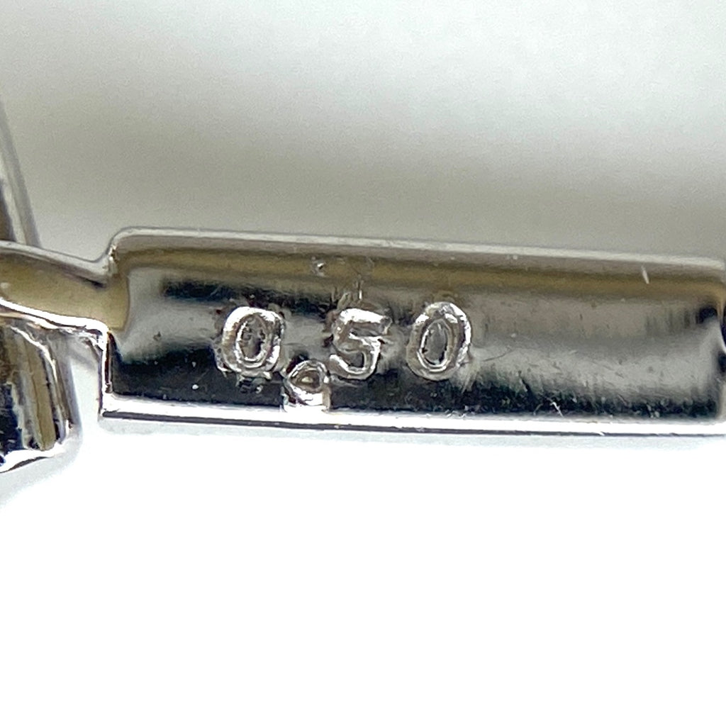 メレダイヤ デザインネックレス WG ホワイトゴールド ペンダント スイング ネックレス K18 WG ダイヤモンド レディース 【中古】nbjwl