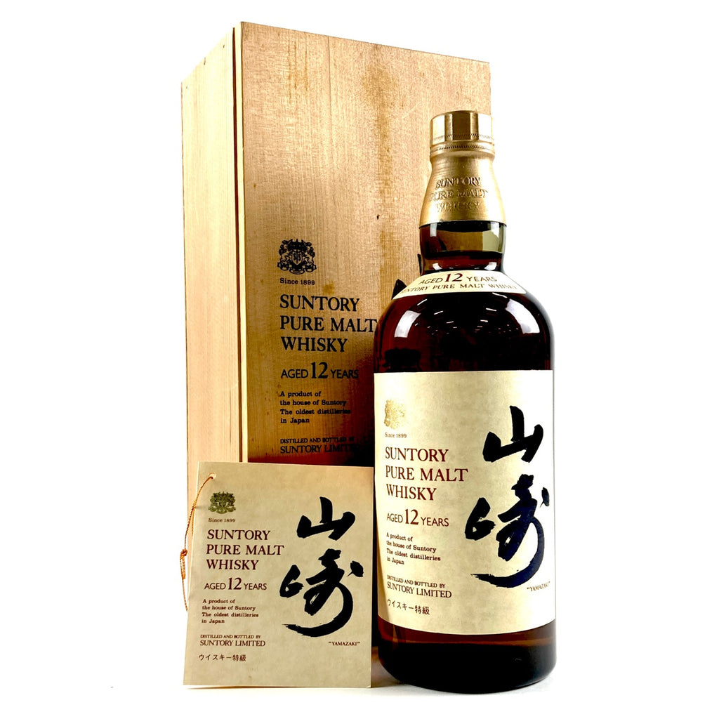【在庫一掃】 【東京都内限定お届け】 サントリー SUNTORY 山崎 12年 ピュアモルト 特級 760ml 国産ウイスキー 【古酒】 liqbb