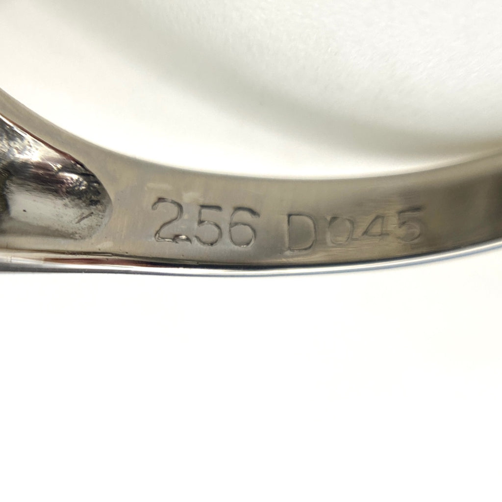 翡翠 デザインリング プラチナ 指輪 メレダイヤ リング 11号 Pt900 ヒスイ ダイヤモンド レディース 【中古】nbjwl