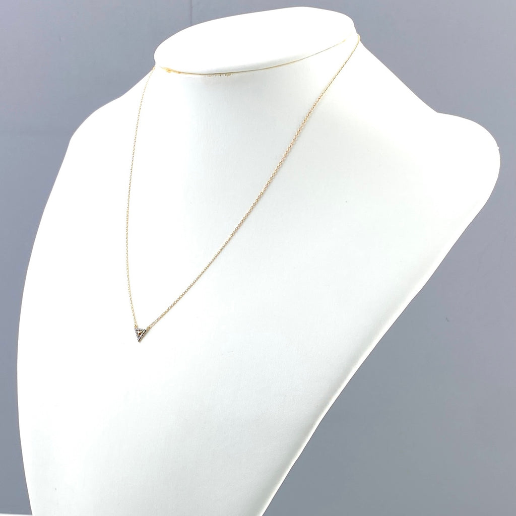 エテ オニキス デザインネックレス YG イエローゴールド ネックレス ネックレス K10 オニキス レディース 【中古】brjwl