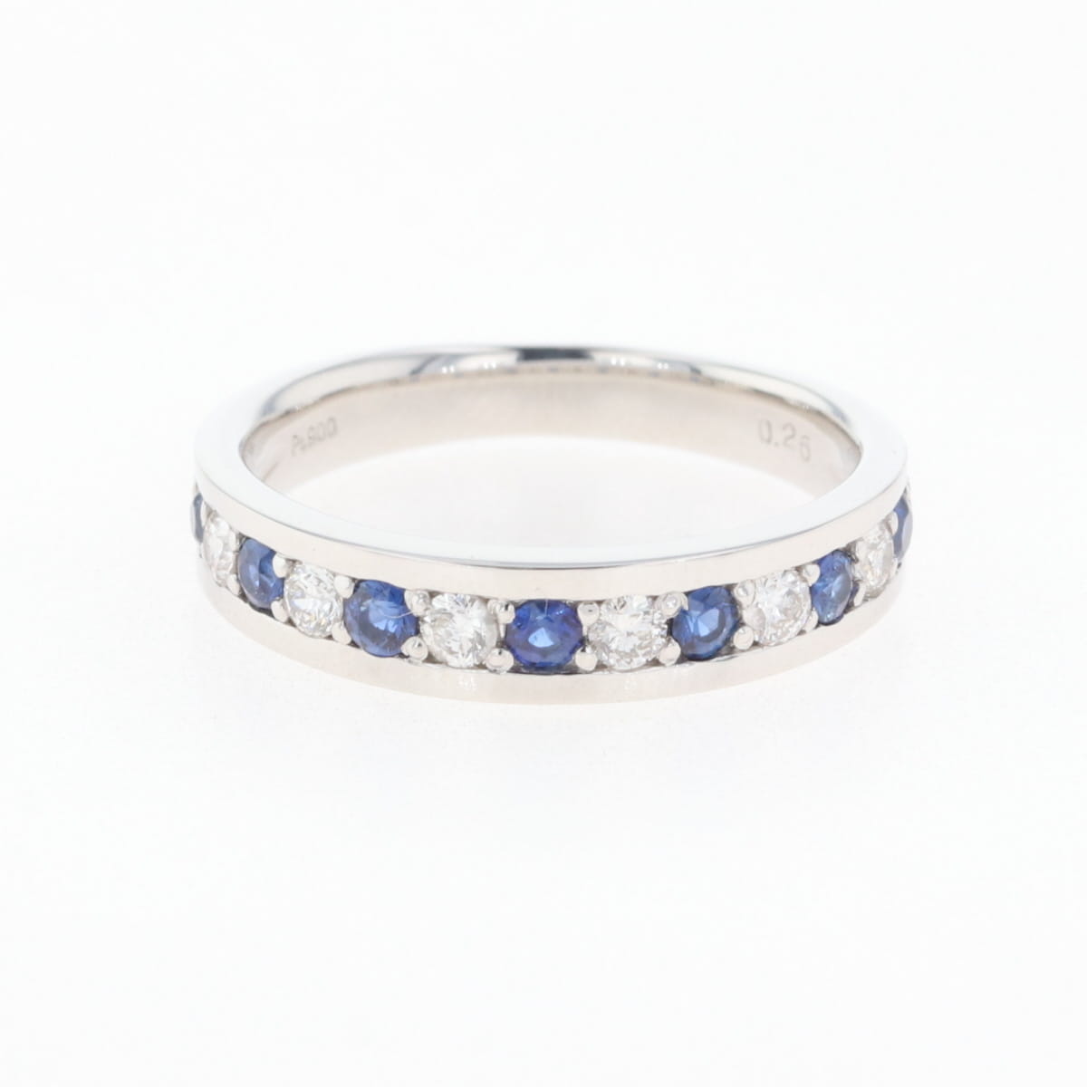 Pt900 サファイアとダイヤモンドのデザインリング Pt900 サファイアとダイヤモンドリング jewelry shop oroshiba