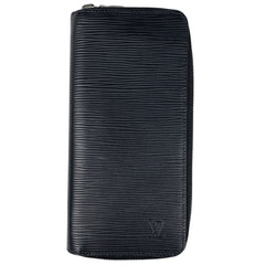 ルイ・ヴィトン ジッピーウォレット ヴェルティカル ラウンドファスナー 長財布 エピ ノワール(ブラック) M60965 メンズ 【中古】brbag