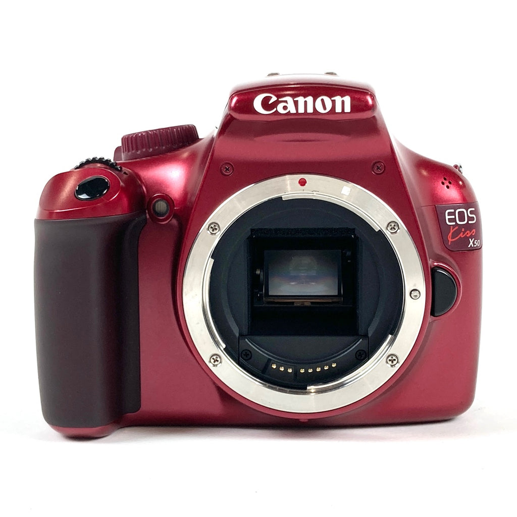 【在庫一掃】 キヤノン Canon EOS Kiss X50 ボディ レッド デジタル 一眼レフカメラ 【中古】cambb