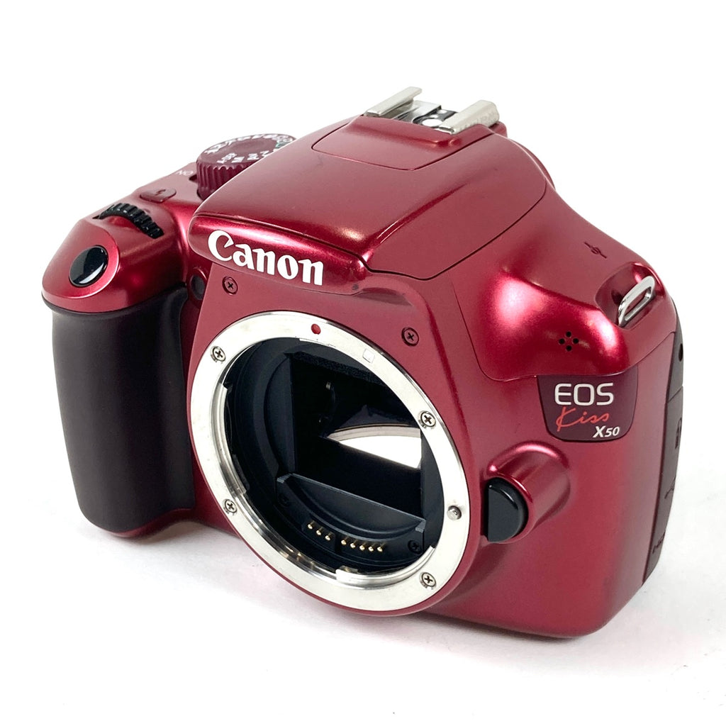 【在庫一掃】 キヤノン Canon EOS Kiss X50 ボディ レッド デジタル 一眼レフカメラ 【中古】cambb