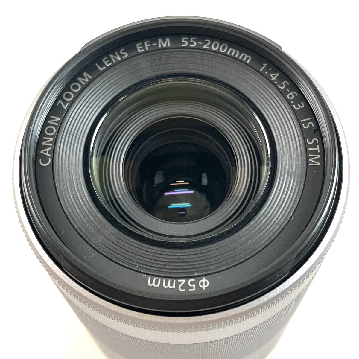 ジャンク】Canon EF-M 55-200mm ズームレンズ シルバー