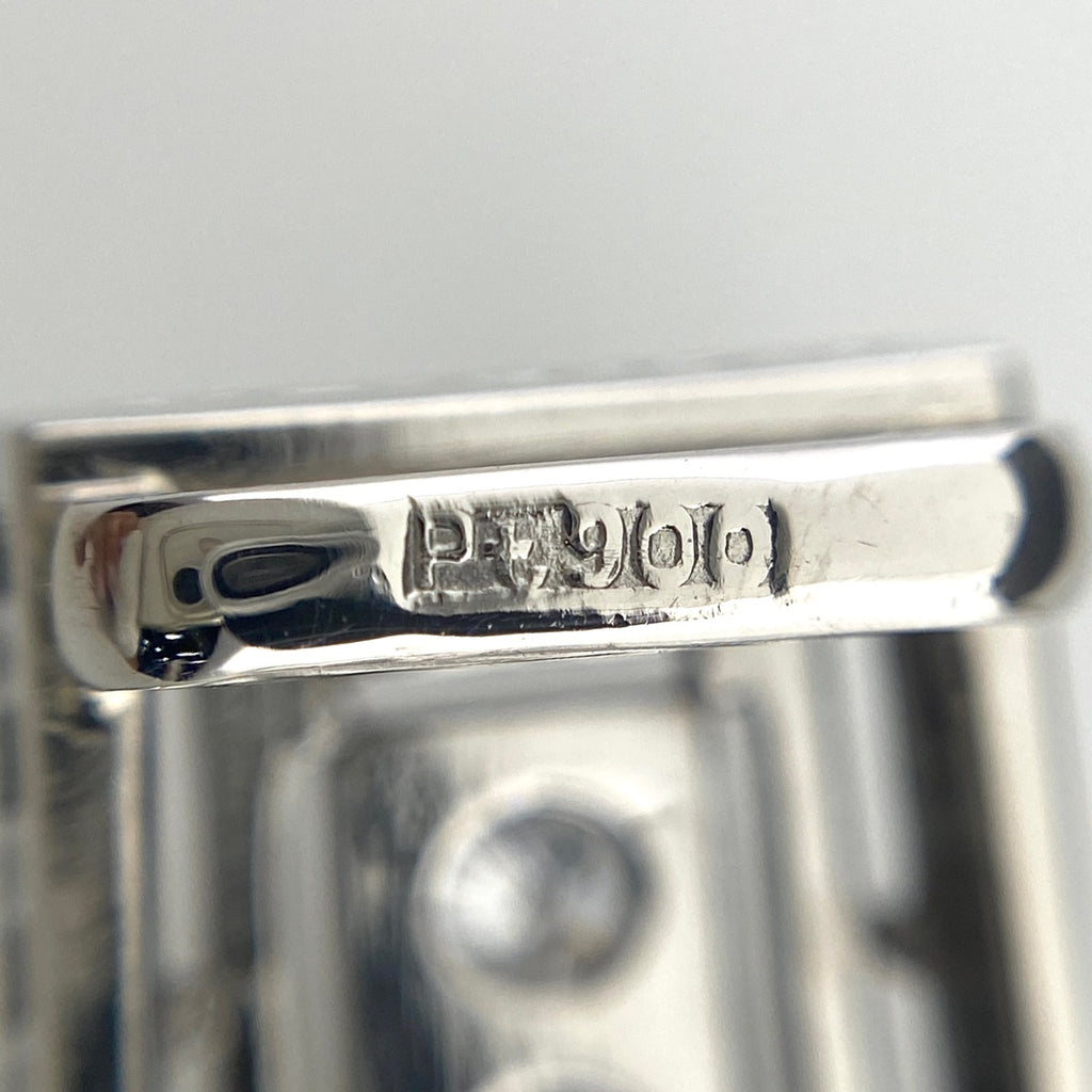 PT900 ダイヤモンド 帯留め プラチナ 1.11CT レディース 中古 nbjwl