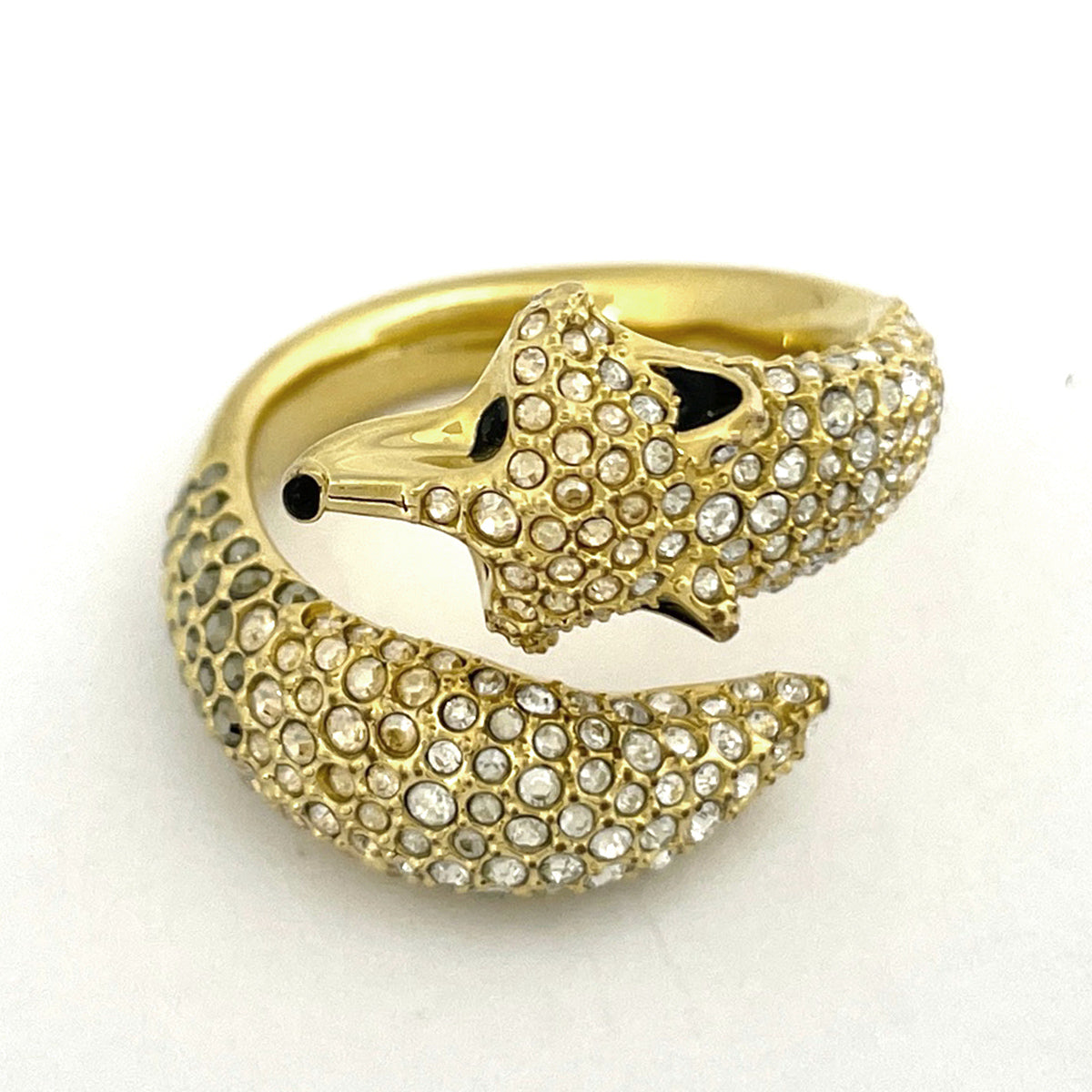 バイセル公式】スワロフスキー クリスタル フォックスモチーフ