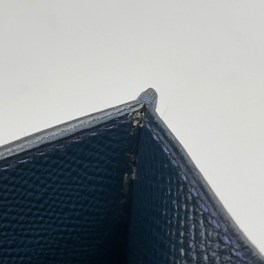 エルメス ポシェットジェット セカンドバッグ クラッチバッグ クシュベル ネイビー 〇W レディース 【中古】brbag
