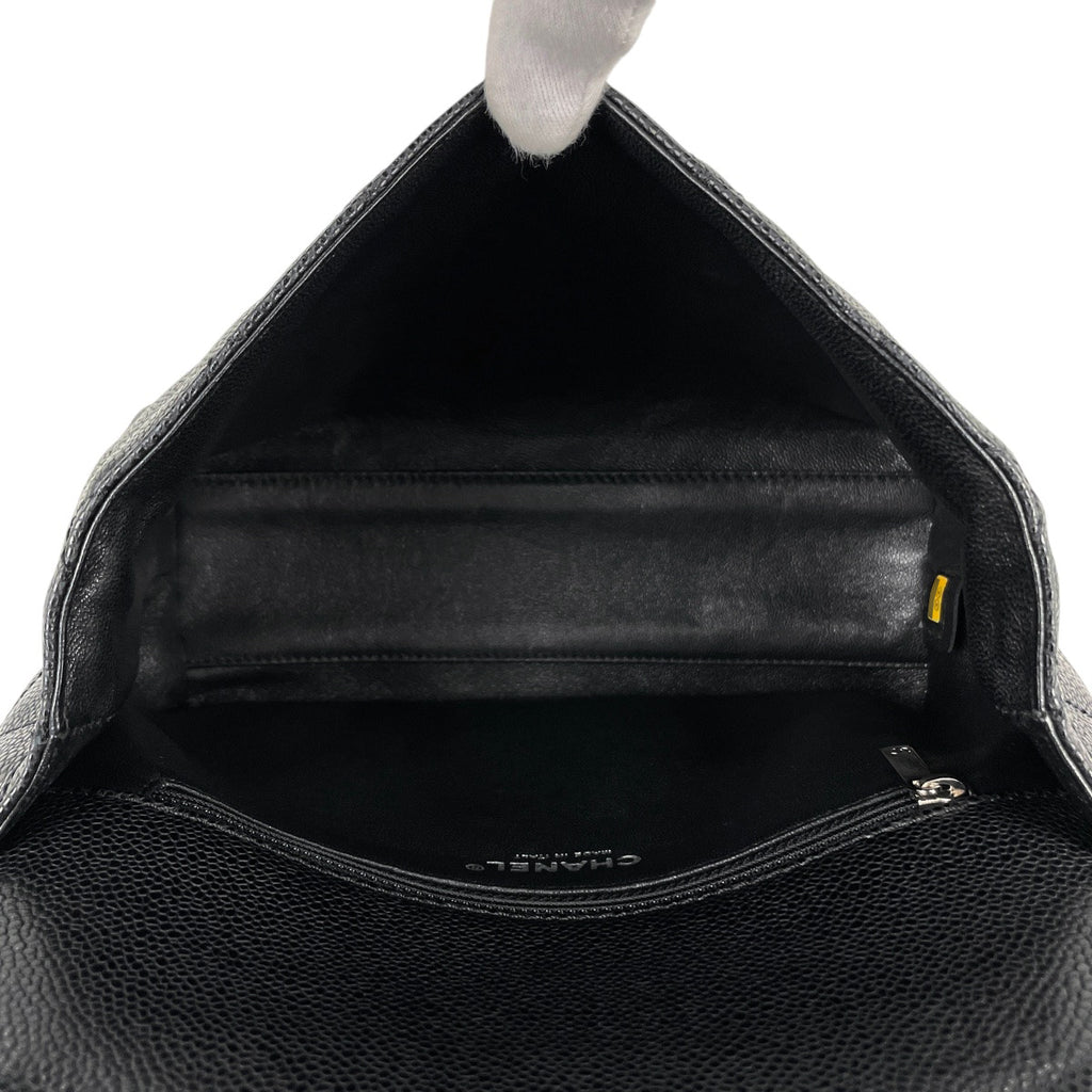 シャネル ココマーク ハンドバッグ マトラッセ ハンドバッグ キャビアスキン ブラック レディース 【中古】brbag