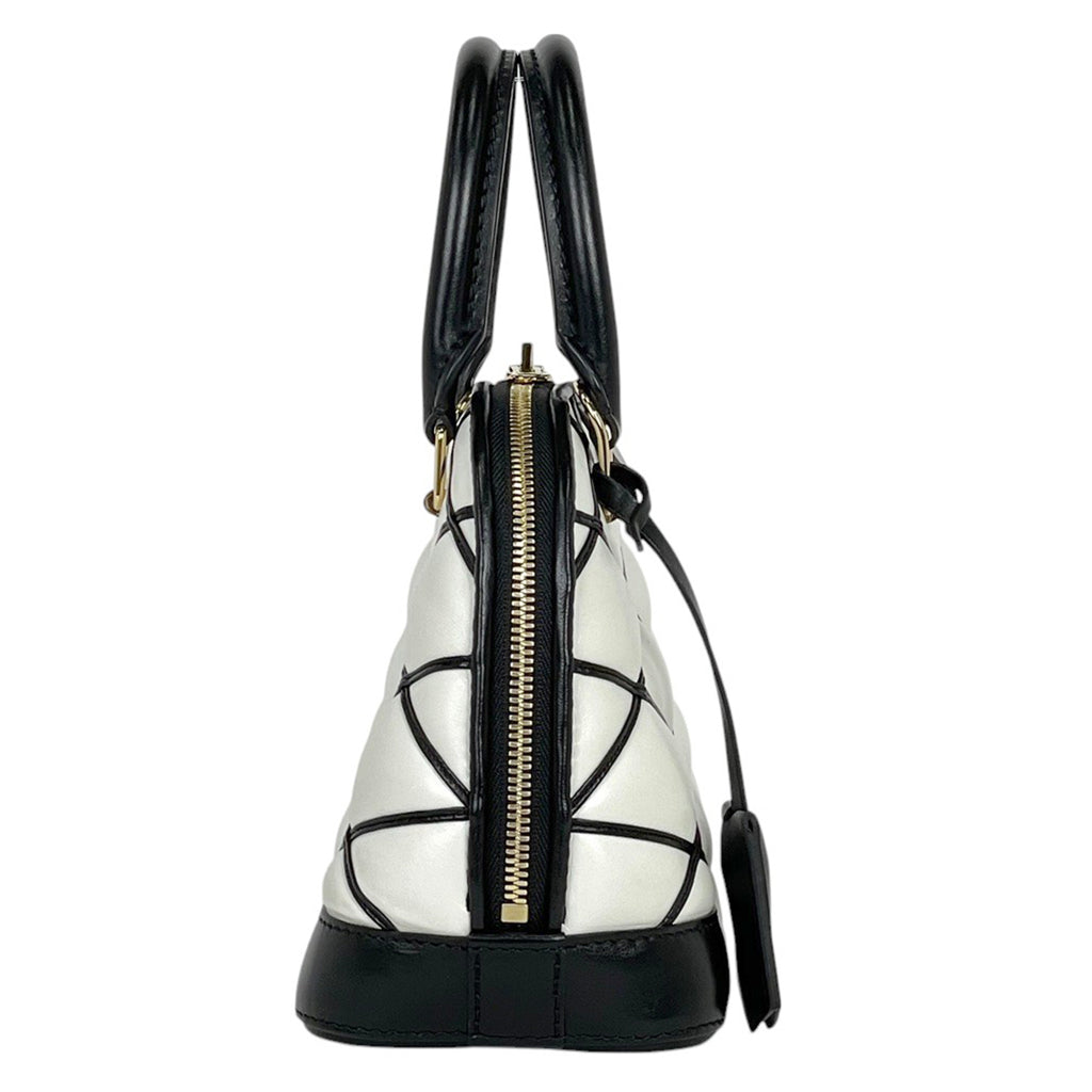 ルイ・ヴィトン アルマ BB 2WAY ショルダーバッグ ハンドバッグ レザー ホワイト M23761 レディース 【中古】brbag