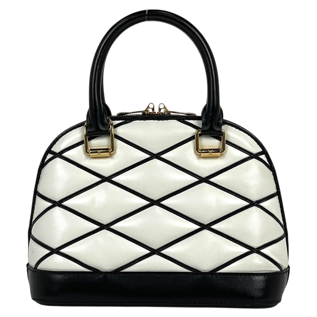 ルイ・ヴィトン アルマ BB 2WAY ショルダーバッグ ハンドバッグ レザー ホワイト M23761 レディース 【中古】brbag