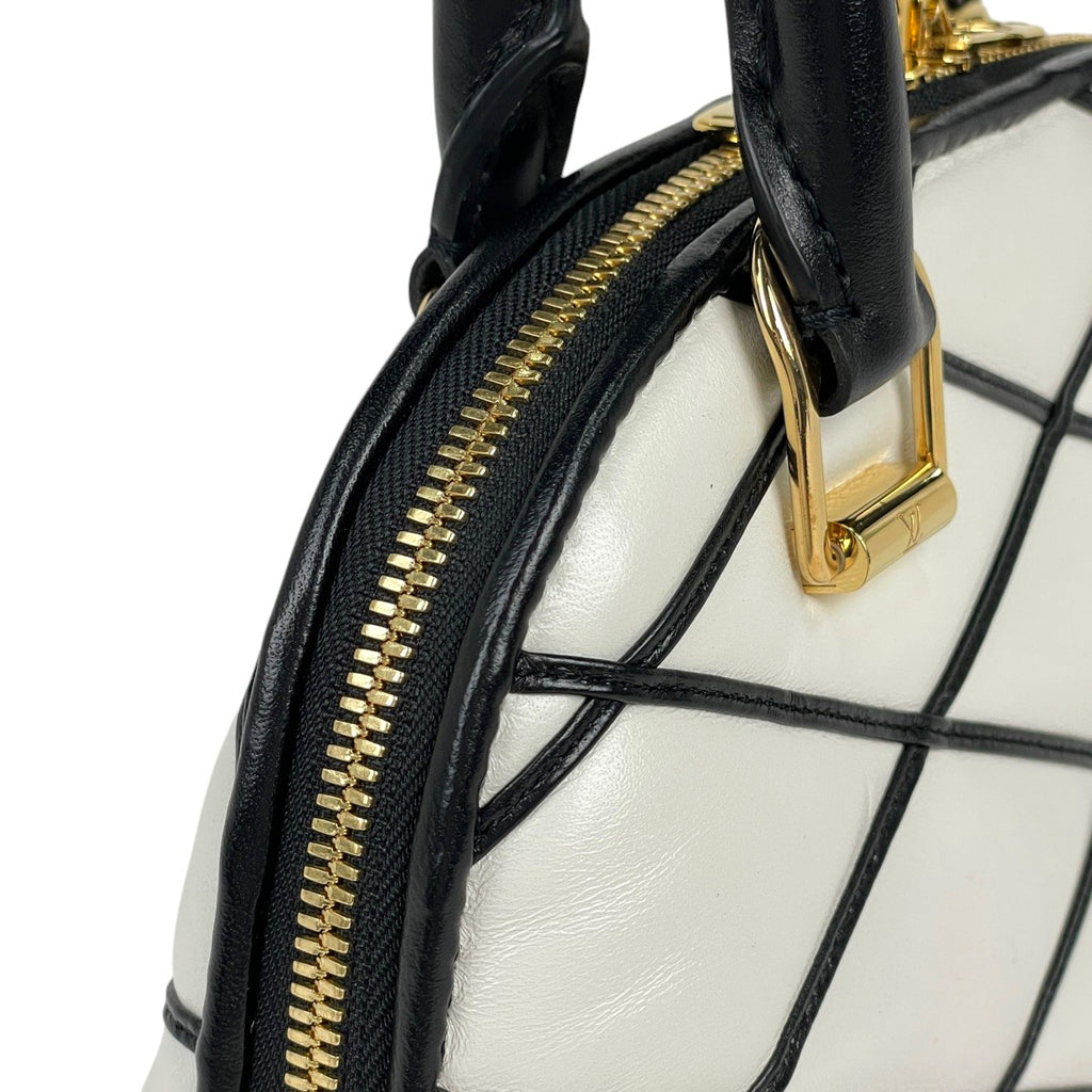 ルイ・ヴィトン アルマ BB 2WAY ショルダーバッグ ハンドバッグ レザー ホワイト M23761 レディース 【中古】brbag