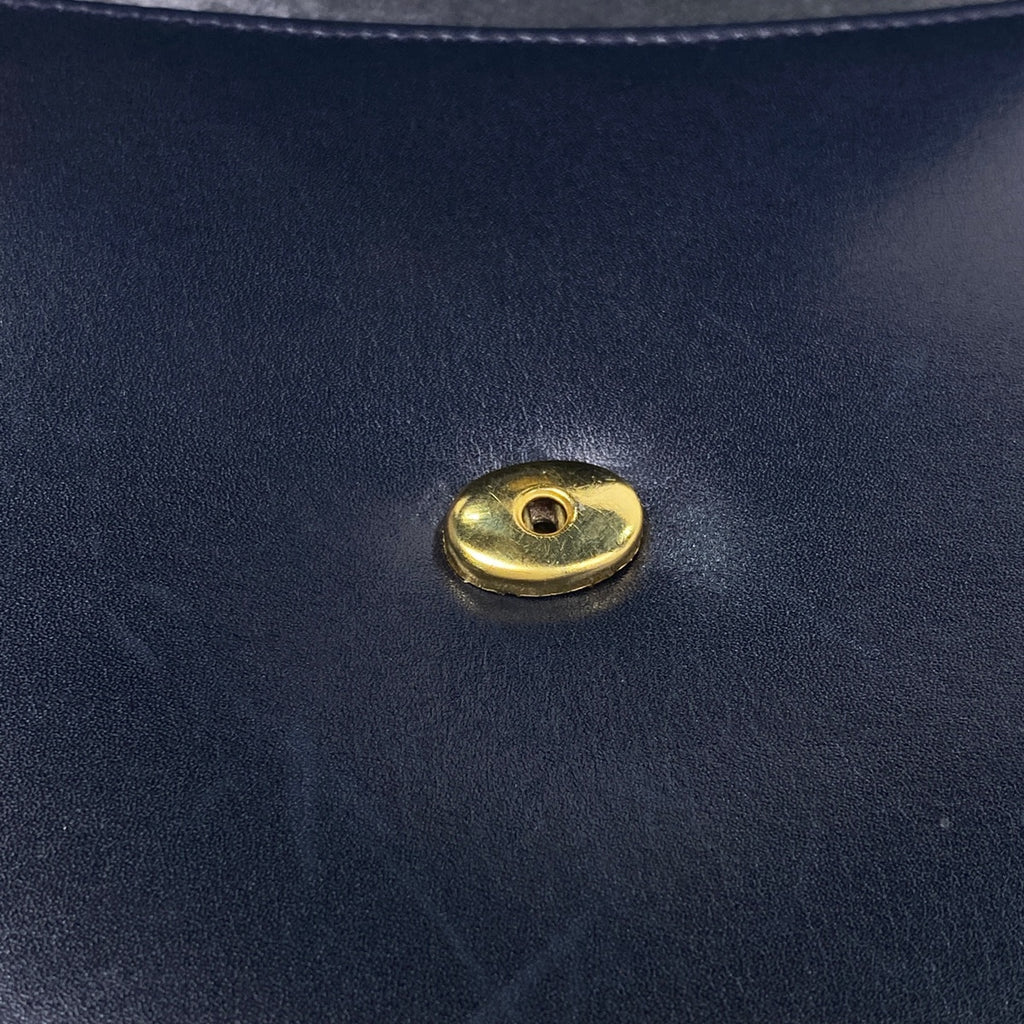 カルティエ サファイアライン ショルダーバッグ 肩掛け ショルダーバッグ レザー ネイビー レディース 【中古】brbag