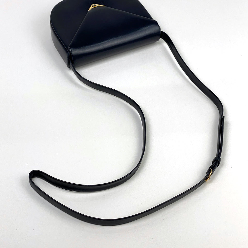 カルティエ サファイアライン ショルダーバッグ 肩掛け ショルダーバッグ レザー ネイビー レディース 【中古】brbag