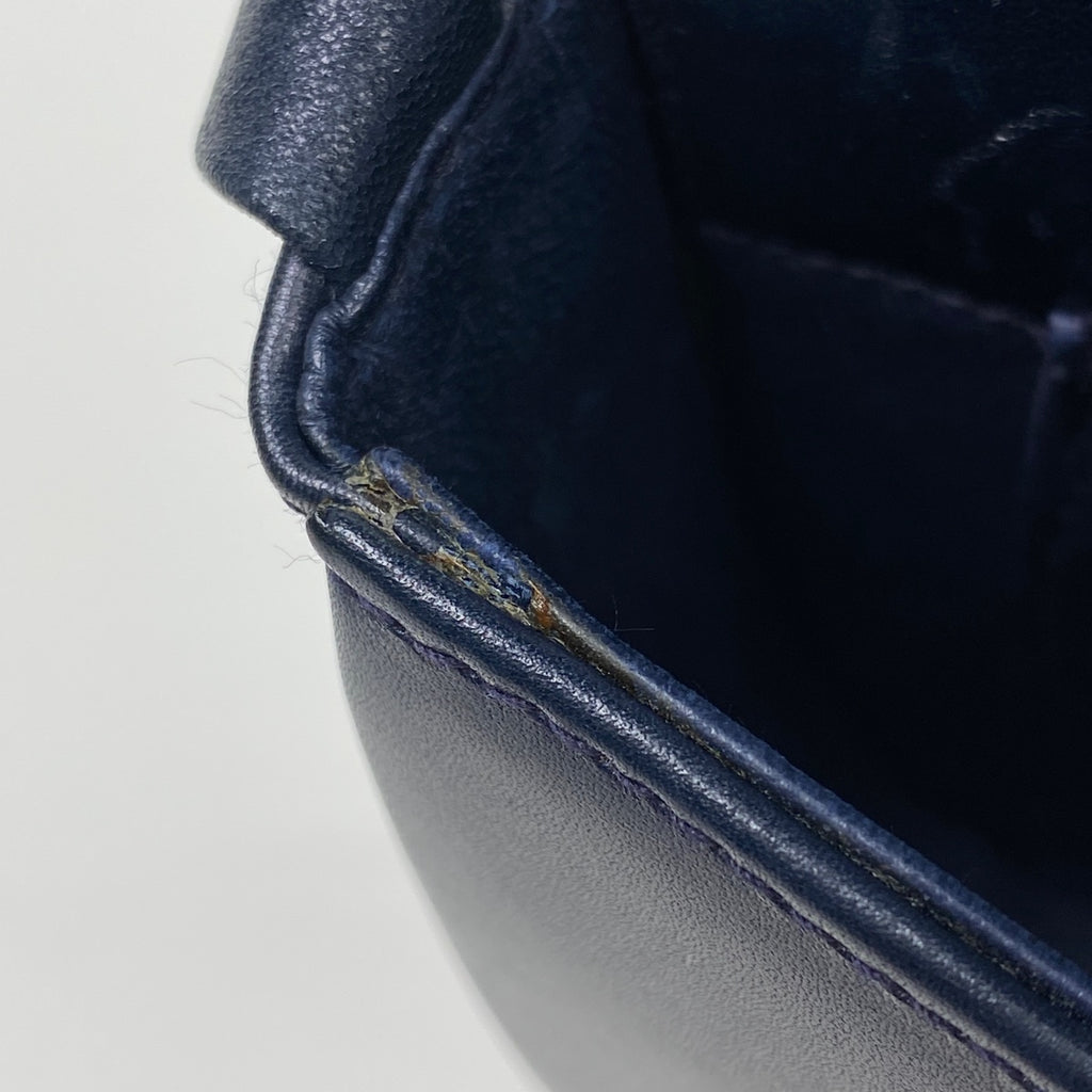 カルティエ サファイアライン ショルダーバッグ 肩掛け ショルダーバッグ レザー ネイビー レディース 【中古】brbag