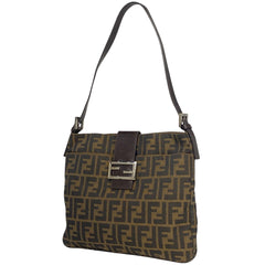 フェンディ ズッカ柄 ショルダーバッグ キャンバス ブラウン 26727 レディース 【中古】brbag
