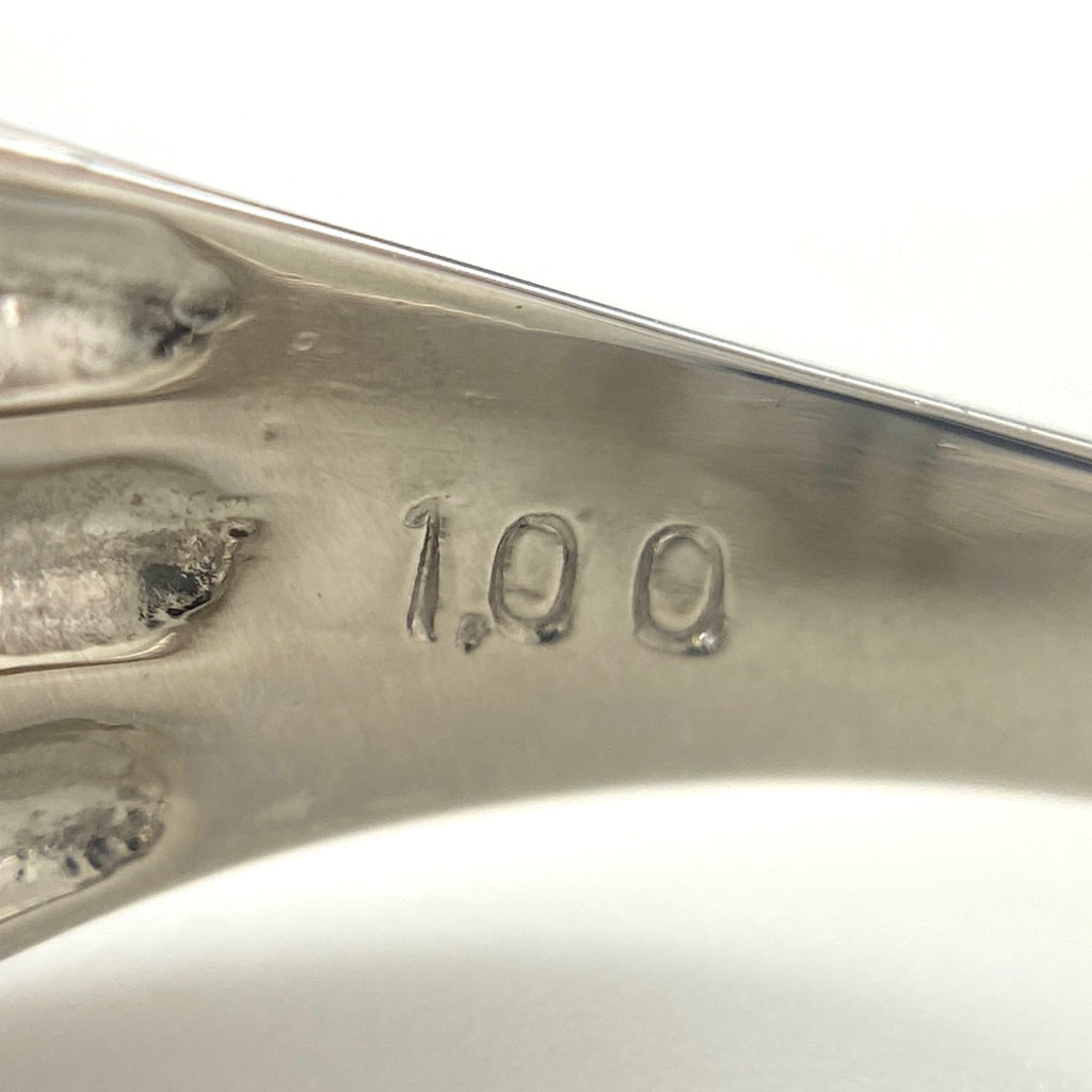 メレダイヤ デザインリング プラチナ 指輪 リング 9号 Pt900 ダイヤモンド レディース 【中古】nbjwl