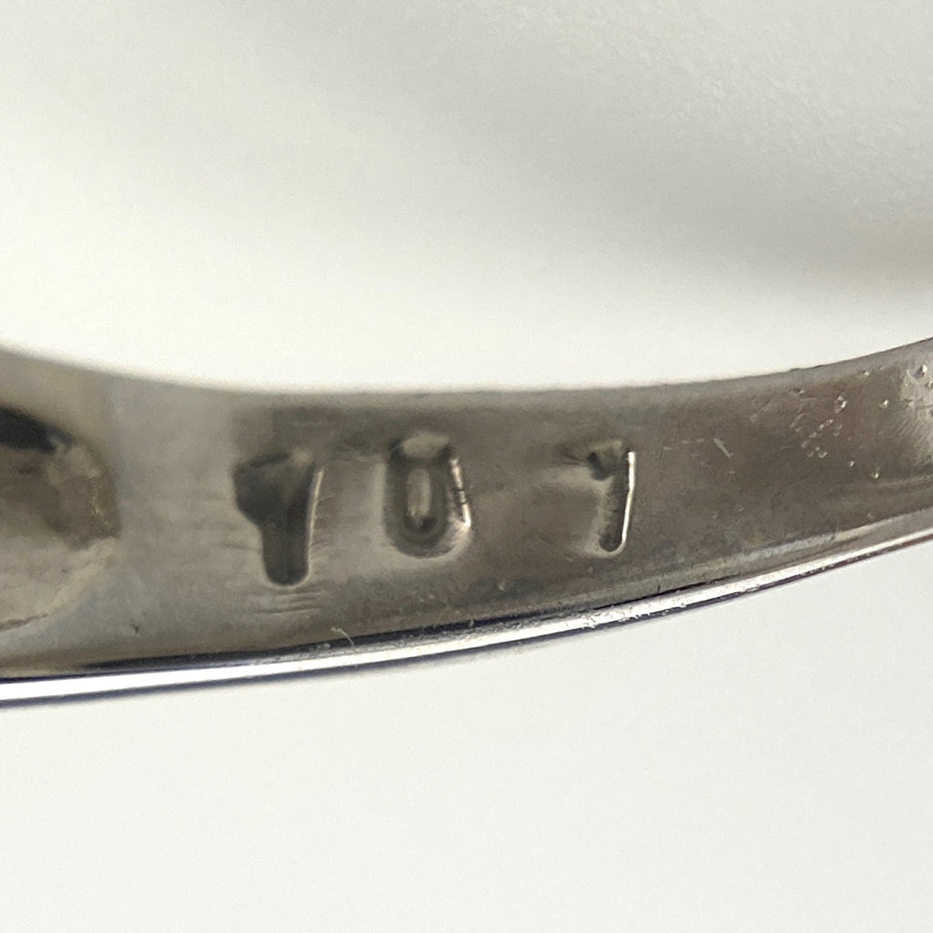 メレダイヤ デザインリング プラチナ 指輪 リング 7.5号 Pt900 ダイヤモンド レディース 【中古】nbjwl