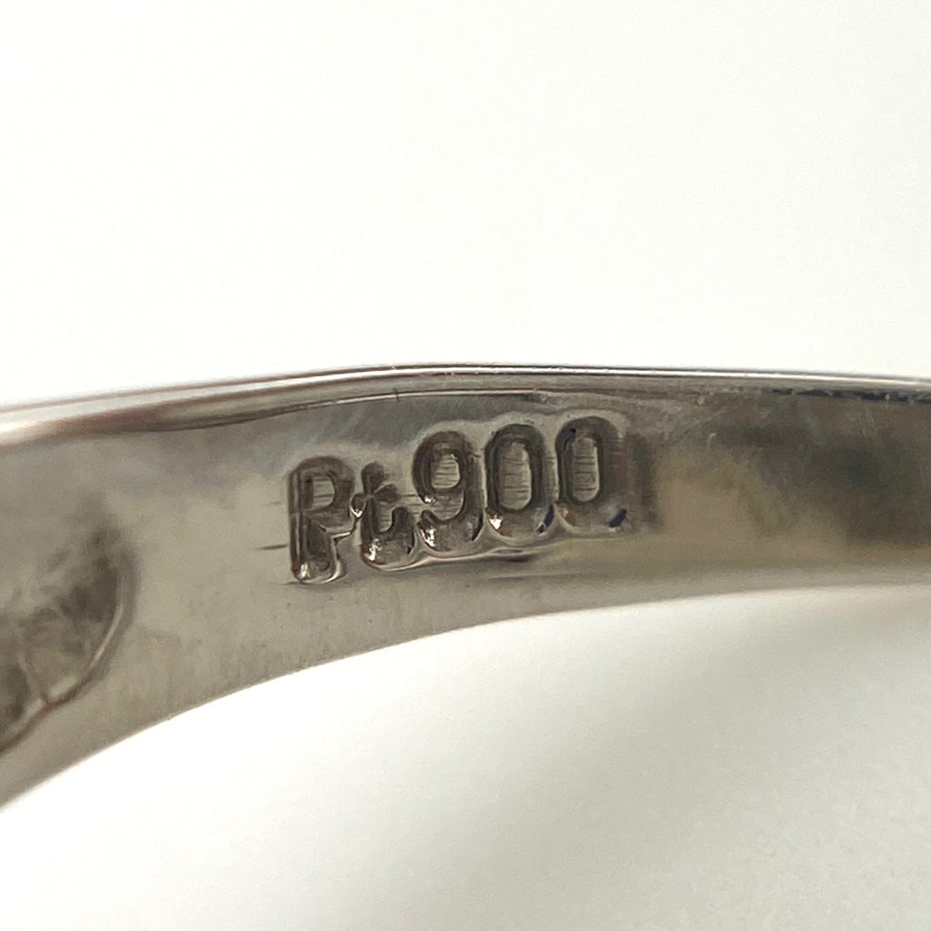メレダイヤ デザインリング プラチナ 指輪 リング 7.5号 Pt900 ダイヤモンド レディース 【中古】nbjwl