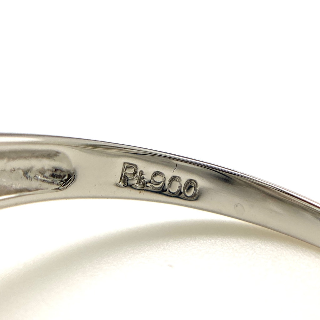 メレダイヤ デザインリング プラチナ 指輪 リング 7.5号 Pt900 ダイヤモンド レディース 【中古】nbjwl